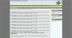 Desktop Screenshot of pac16.brigadeaustralia.org