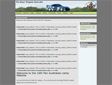 Tablet Screenshot of pac16.brigadeaustralia.org